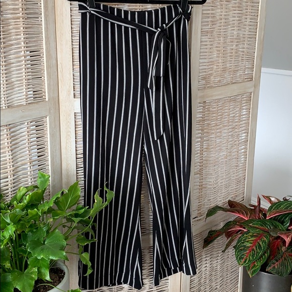 Crop kick flare stripe pants - Picture 3 of 3